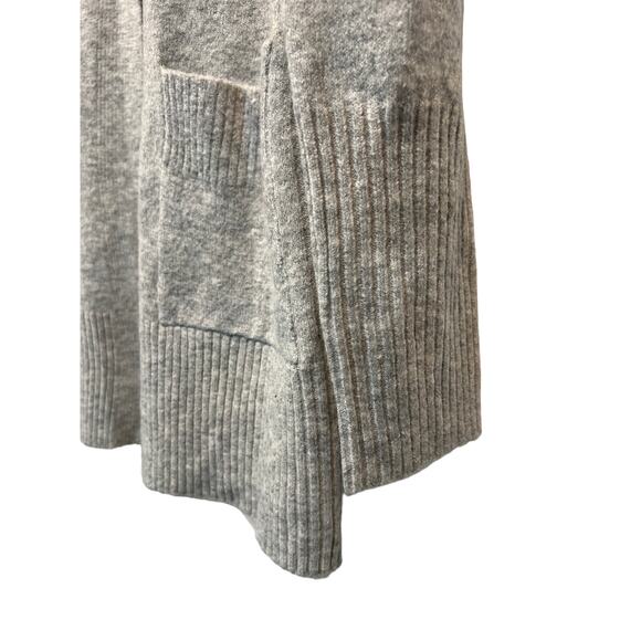 Love Ellie Womens Open Front Fine Knit Cardigan Sweater Heathered Gray Sz Large - Picture 6 of 11